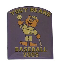 Cooperstown Dreams Park Baseball Trading Pin Yogy Bears Baseball 2005 Maryland